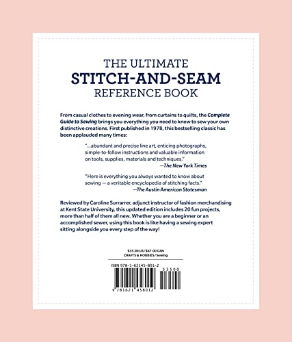 Reader's Digest Complete Guide to Sewing: Step by step techniques for making clothes and home accessories (RD Consumer Reference Series)