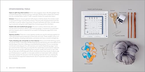 Crochet for Beginners: A Stitch Dictionary with Step-by-Step Illustrations and 10 Easy Projects