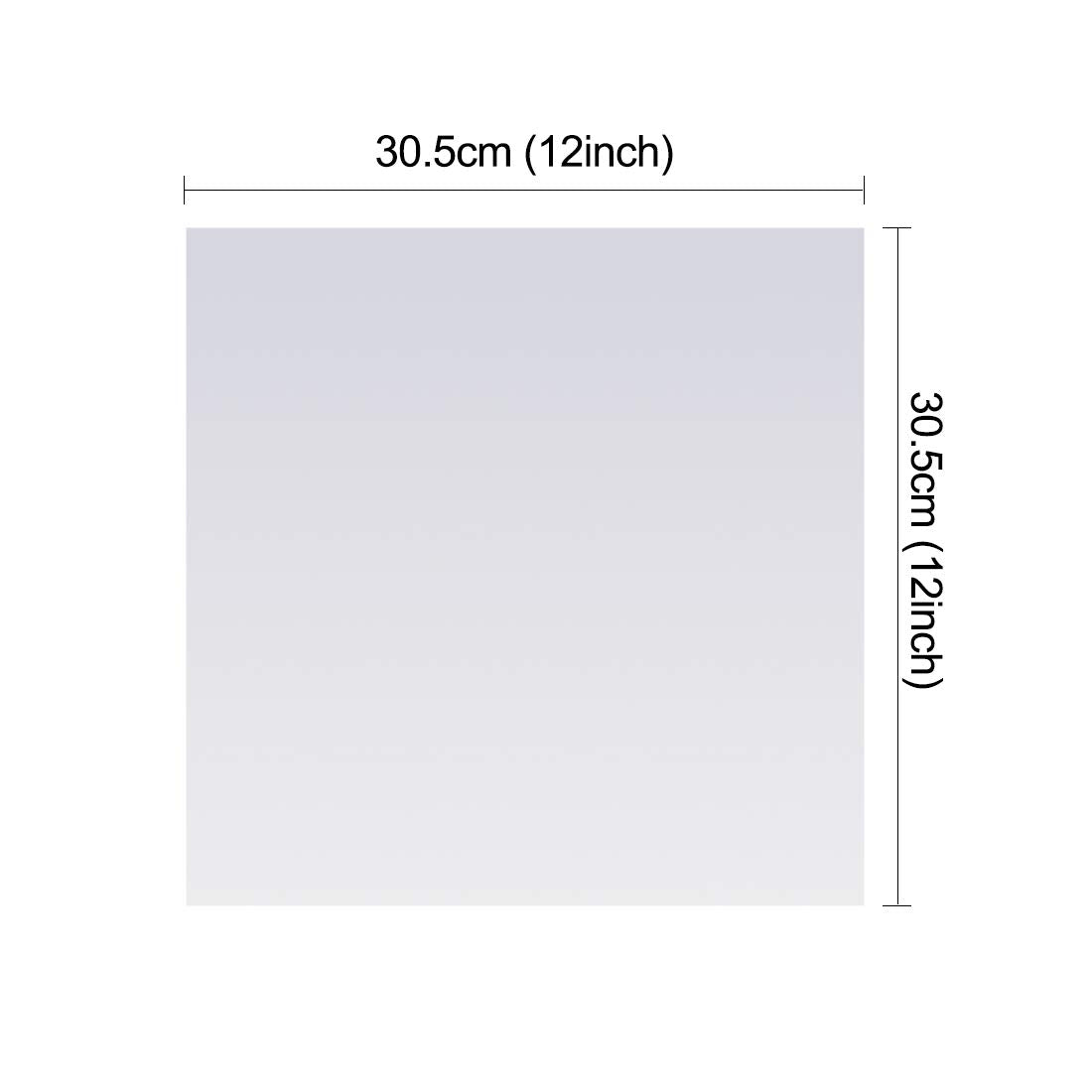 20 Pieces 6 mil 12 x 12 inch Blank Stencil Transparent Material Mylar Template Sheets for Stencils (6mil-20pcs)