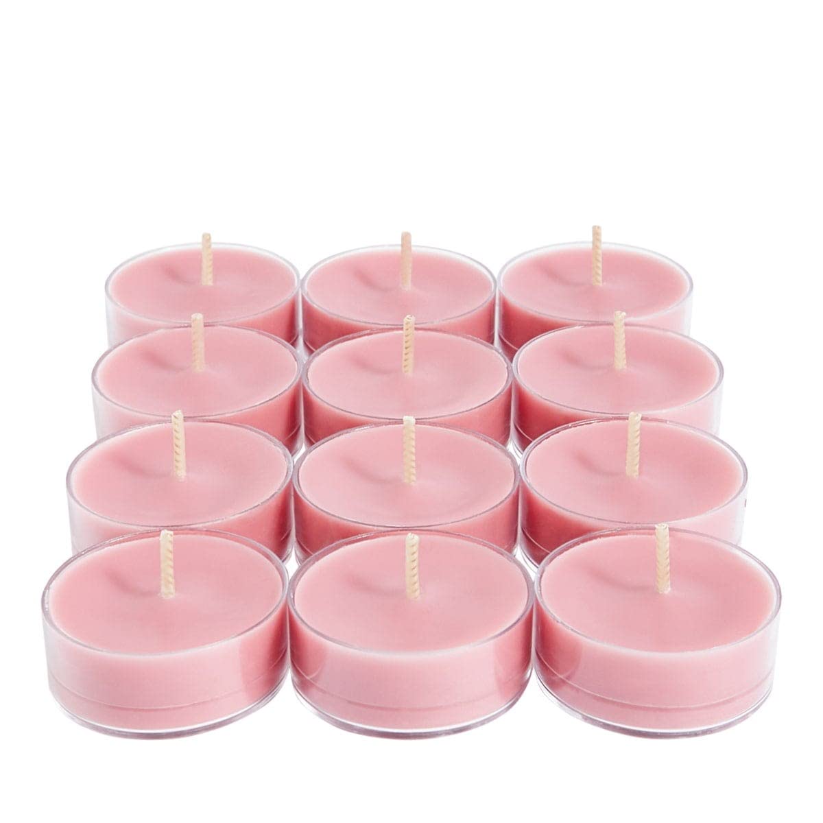 PartyLite Rosé All Day Universal Tealights - Vineyard-Inspired Fragrance by Wine Expert - Set of Charming Pink Candles