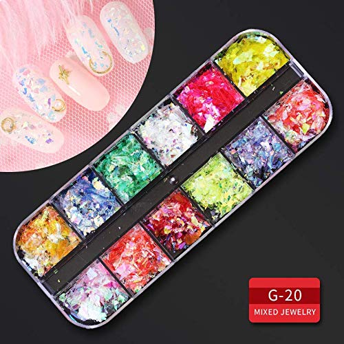 Artdone 9 boxes Nail Rhinestones,Nail Gems Nail Diamonds,Nail Art Studs Nail Crystals Nail Sequins for Nails Kit with 1 Tweezers and 3 Pen for Nail Art Supplies Accessories………