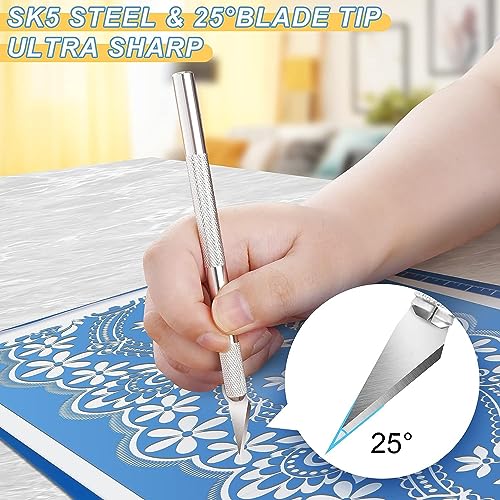 Craft Tools Set Weeding Tools Kit for Vinyl, Craft Vinyl Tools Kit for Weeding Vinyl, Silhouettes, DIY Art Work Cutting, Hobby, Scrapbook, Lettering