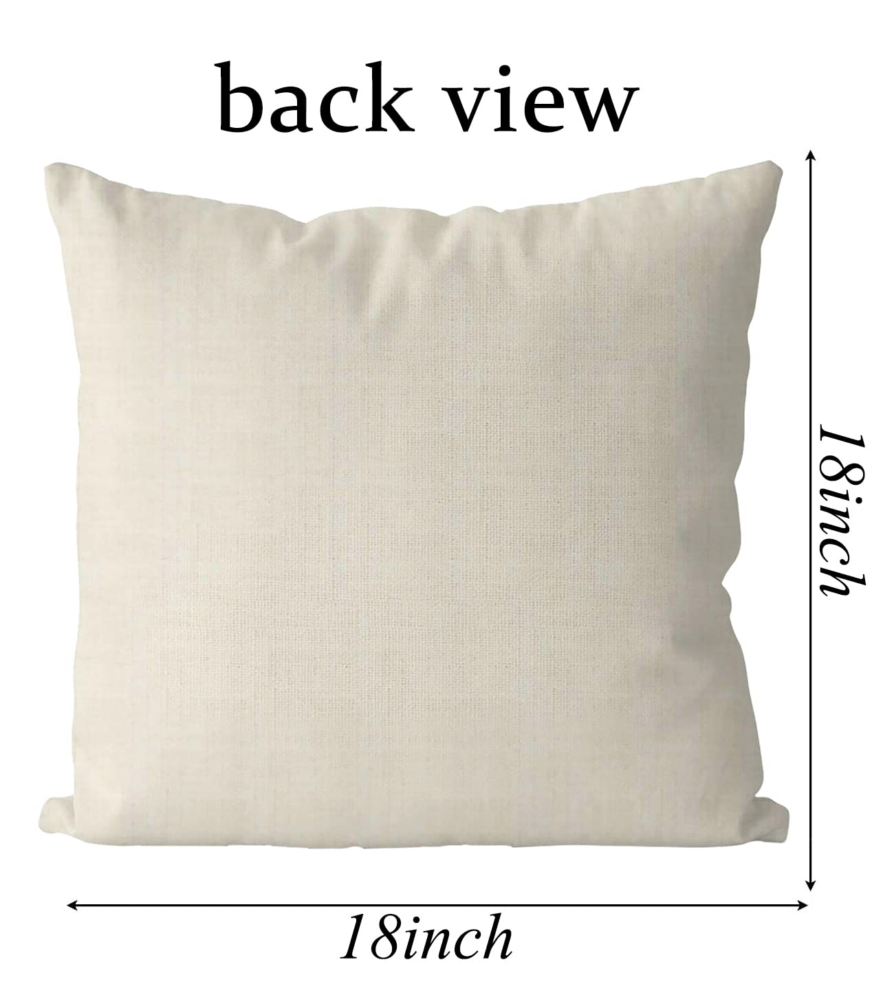 Halloween Pillow Covers 18x18 Inch Ghost Pumpkins Linen Pillowcase Holiday Farmhouse Throw Pillows Indoor Outdoor Couch Cushion Case for Home Sofa Decor