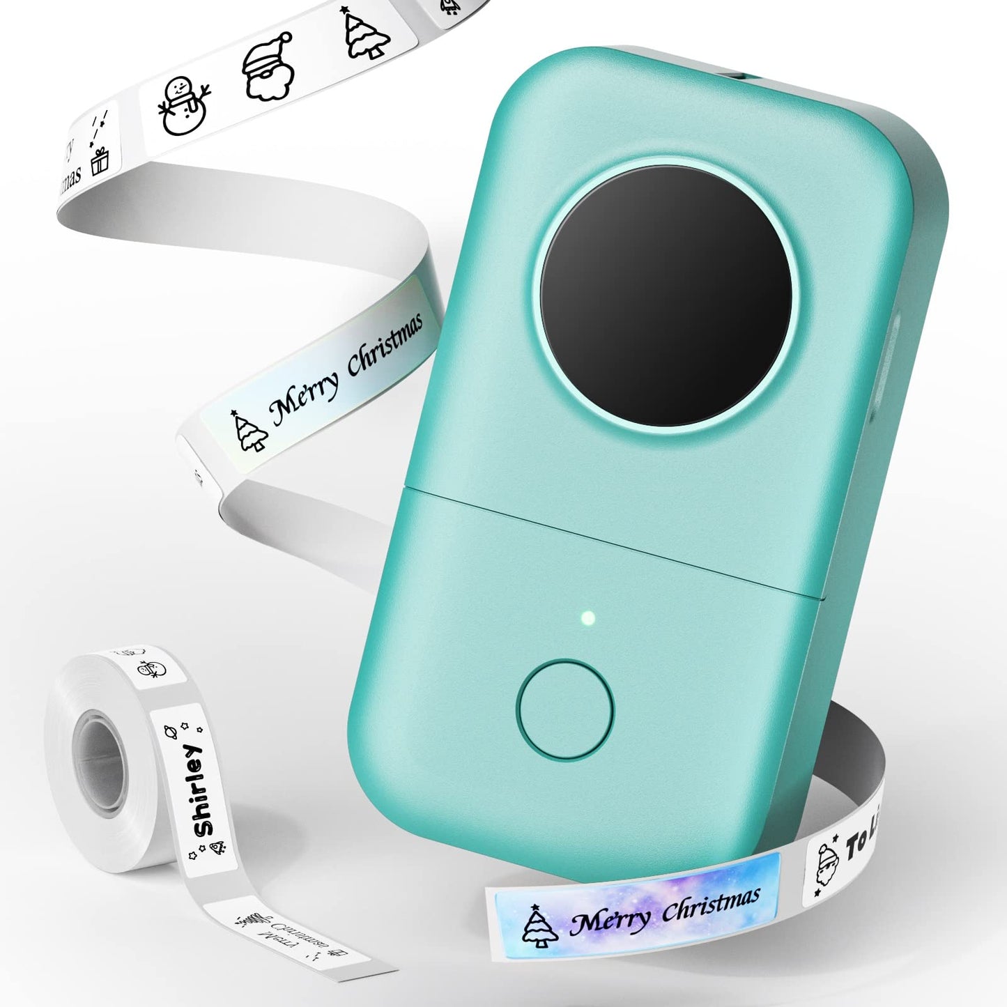 Phomemo Label Maker Machine with Tape D30, Small Office Home Edit Label Maker, Mini Bluetooth Thermal Label Printer, Smart Mobile Pocket Handy Sticker Labeler Printer, Compatible with iOS/Android