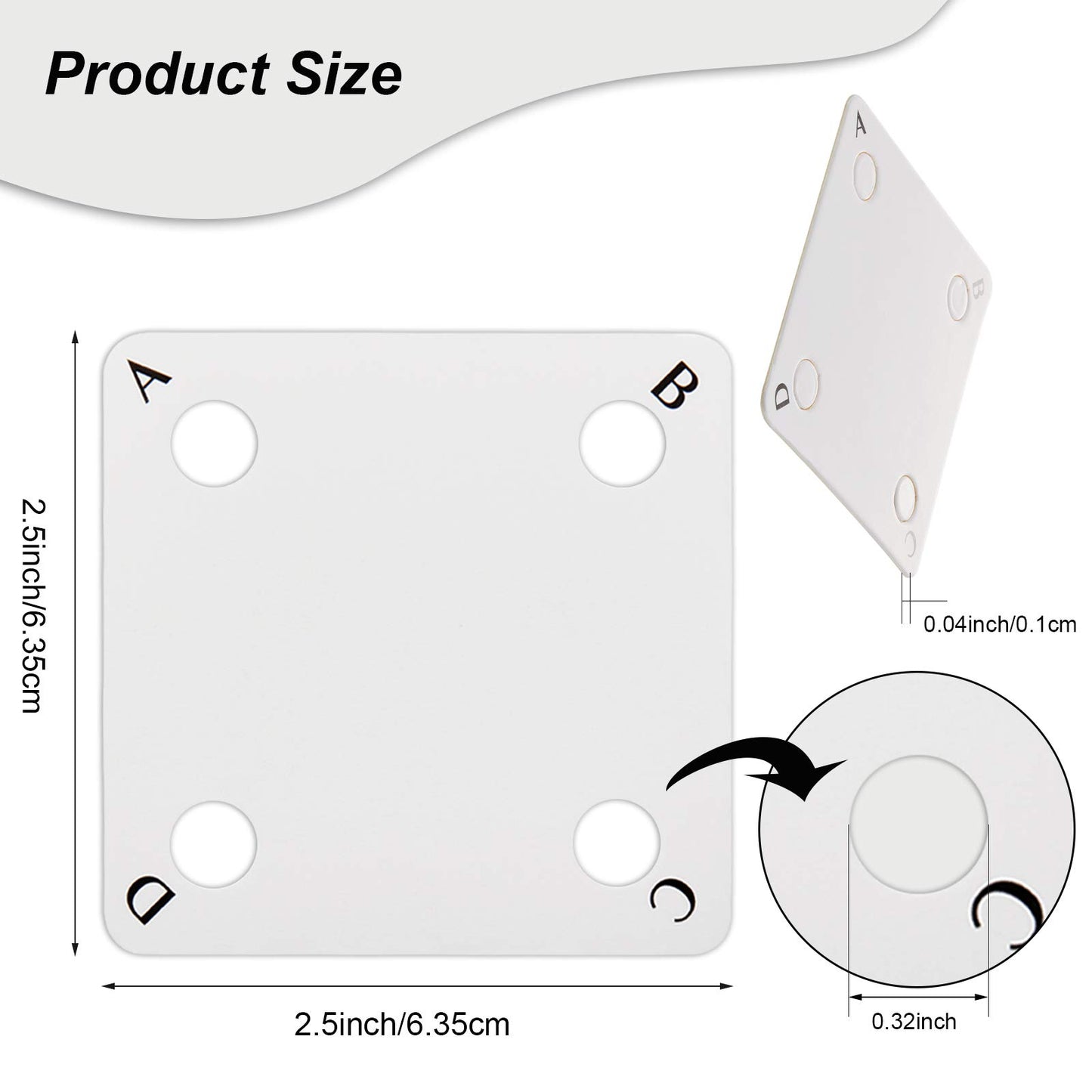 50 Pieces Weaving Cards Tablet Weaving Card Paper Loom Cards for Loom or Inkle Loom Supplies