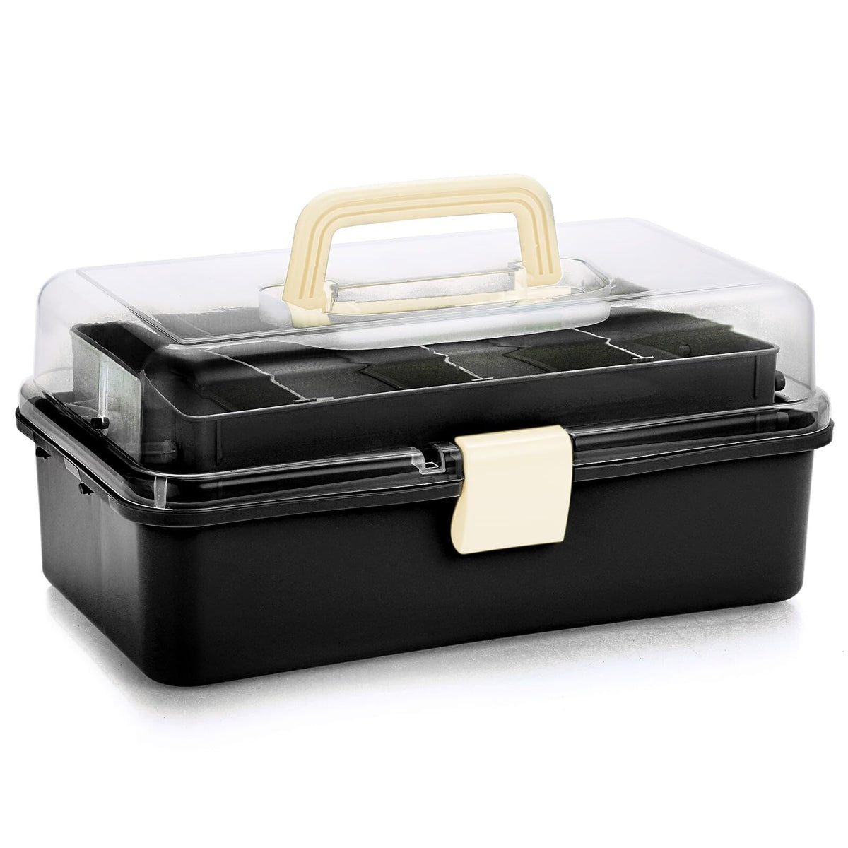BTSKY 3-Layer Plastic Dividing Storage Box Craft Organizer and Storage