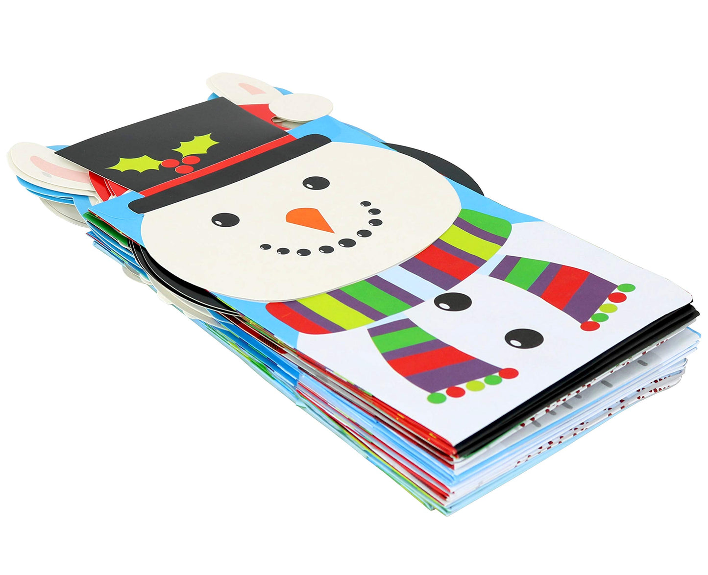 Christmas Die-Cut Flip Over Treat & Gift Bags, 20-Count