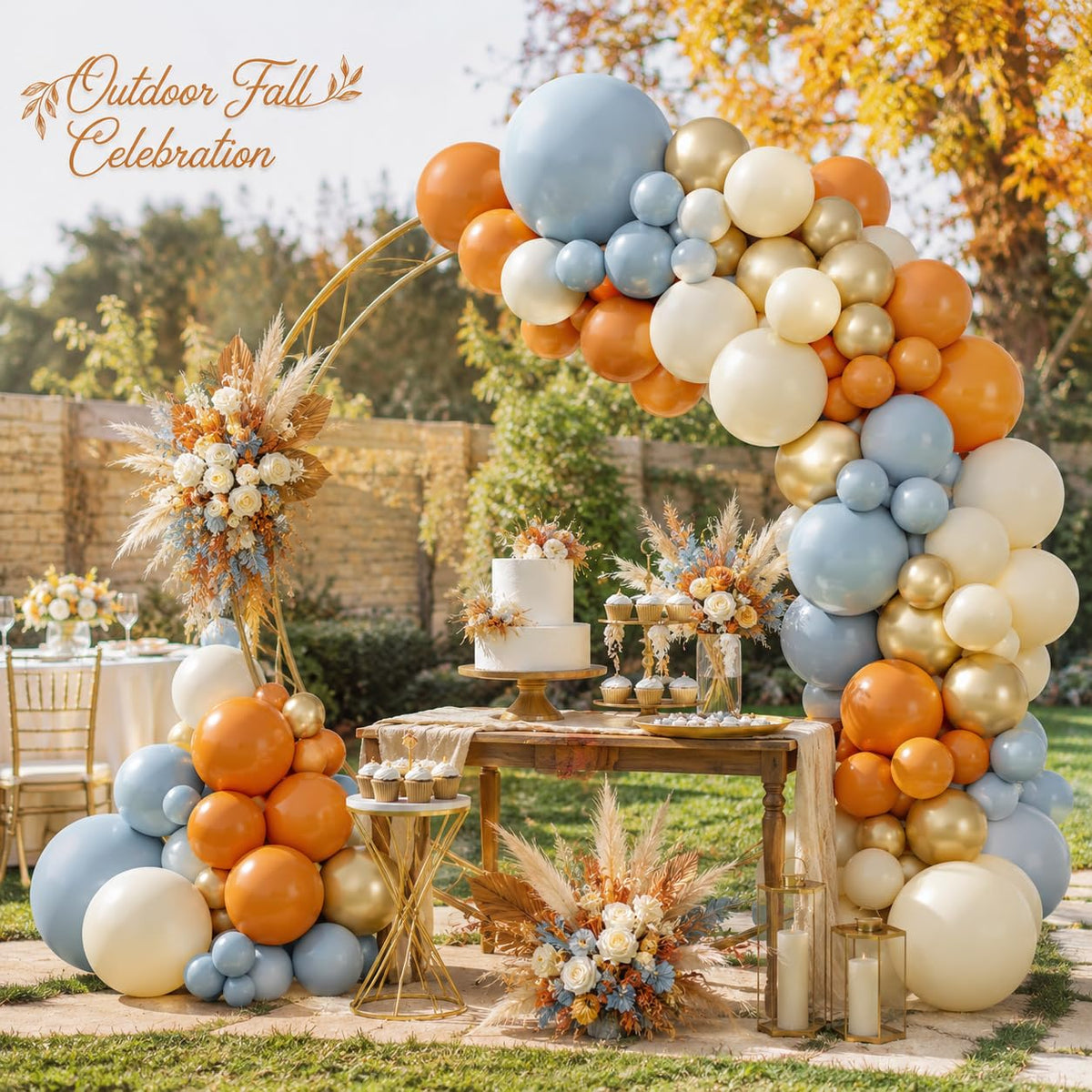 Fall Autumn Balloon Arch Kit, Thanksgiving Themed Party Decorations