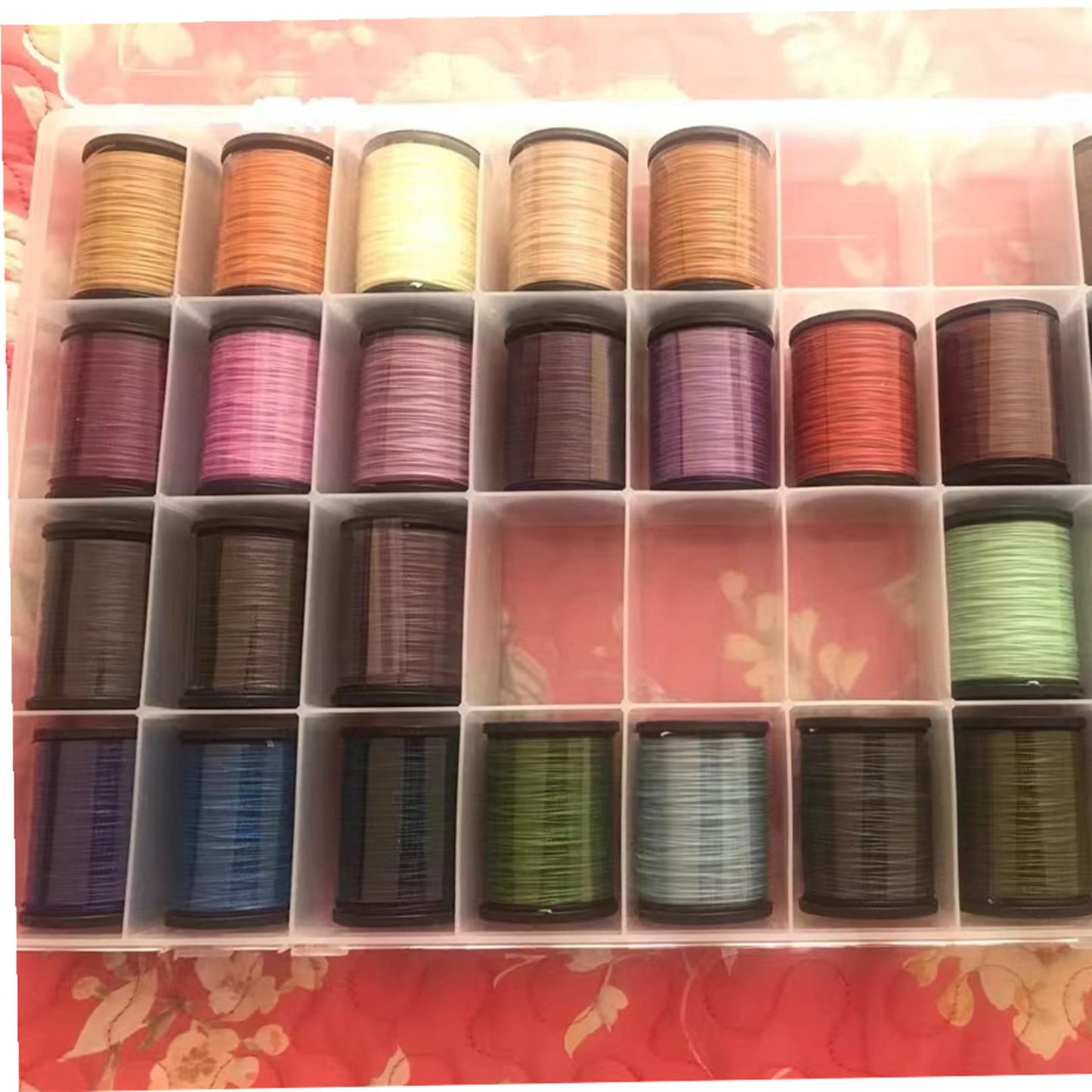1 PCS 36 Grids Large Plastic Organizer Box with Dividers, Compartment Organizer Box for Nail Accessories/Screw/Sewing Arts and Oil Paint, Bead Storage Containers 14.9" x 9.2" x 1.9" (Clear)