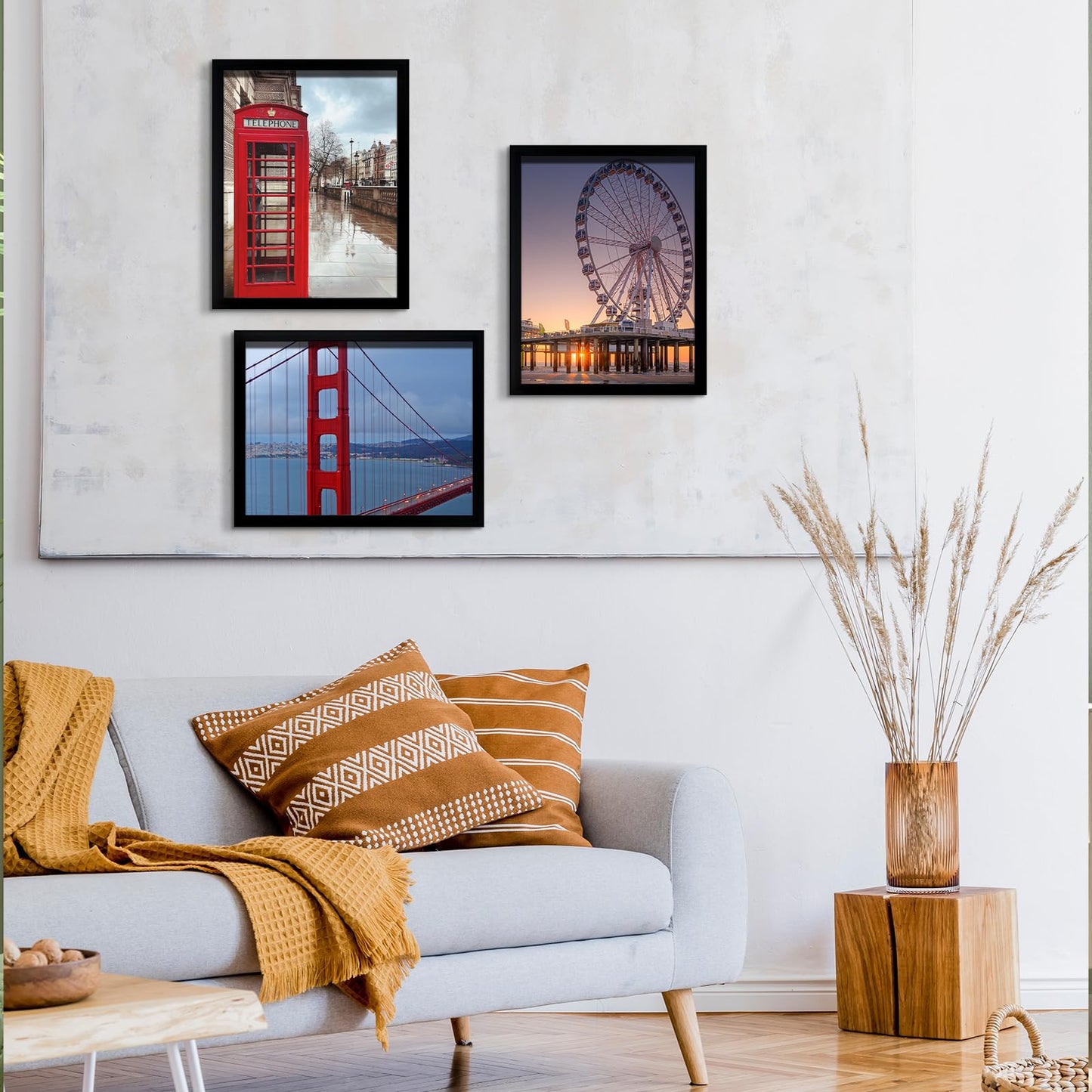 8x10 Picture Frame Wall Hanging Photo Frame, Black, 5 Pack