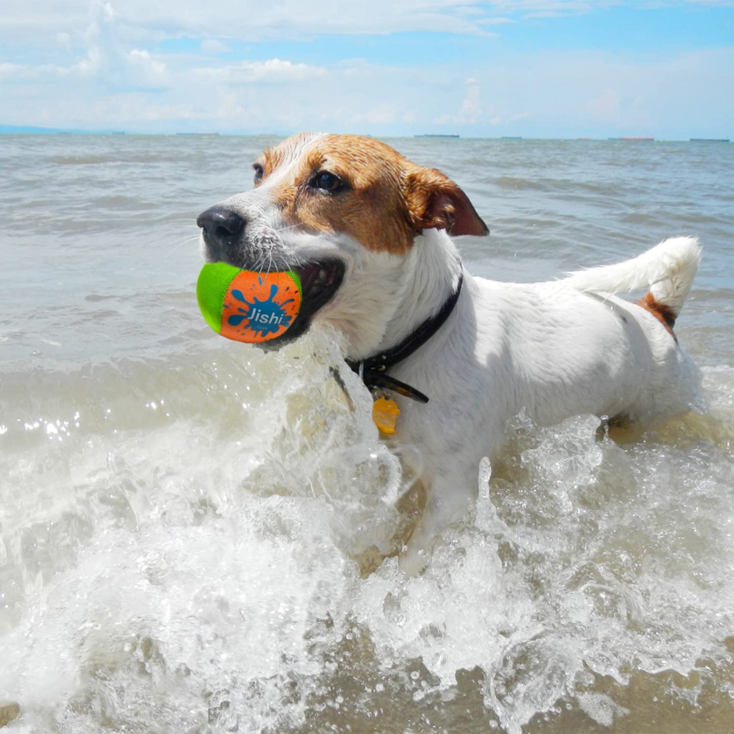 Jishi Skip Water Balls Beach Pool Toys for Kids 8-12 Boys Outdoor Summer Water Fun, Water Bouncing Ball Gift Swimming Pool Games Activities for Kids Ages 3-5 4-8-12 Year Old Boys Teens Adults & Family