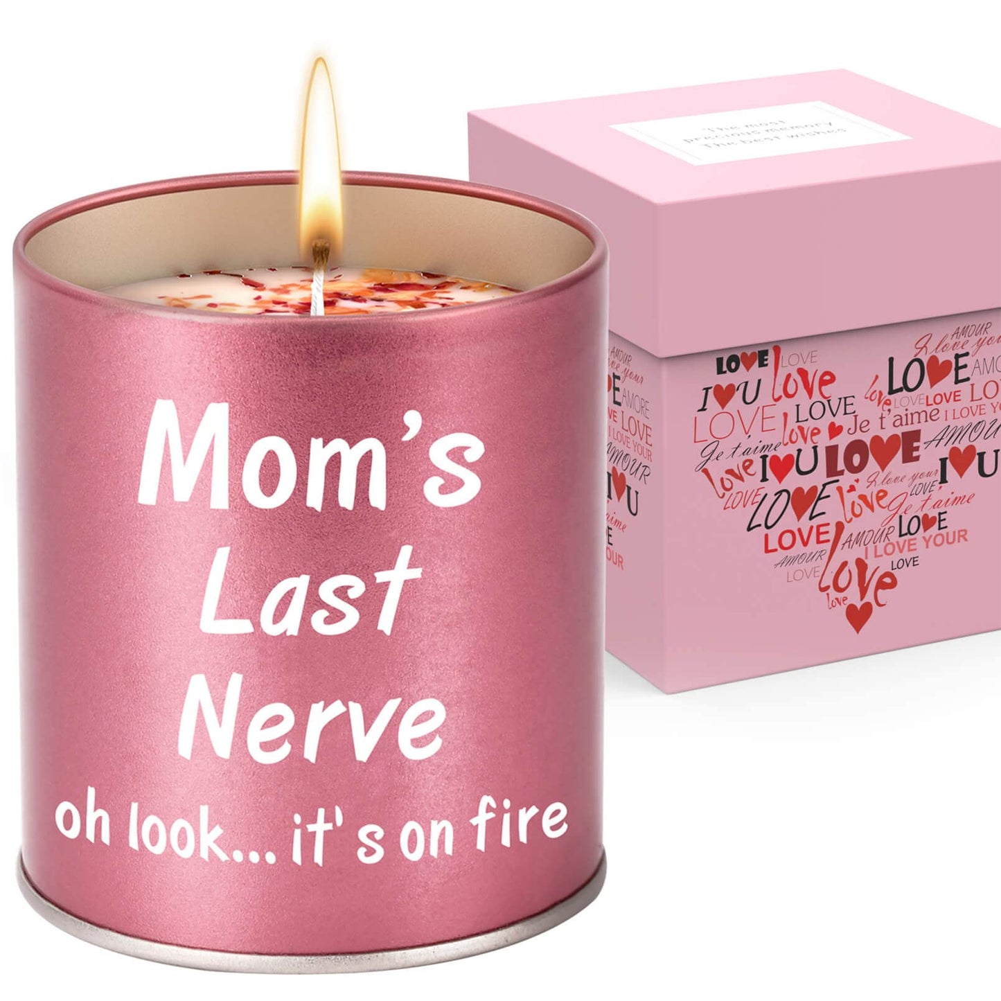 Mothers Day Gifts for Mom from Daughter Son Kids Birthday Gifts Stocking Stuffers Christmas Presents Great ldeas Funny Mom Gift,9oz Scented Candles