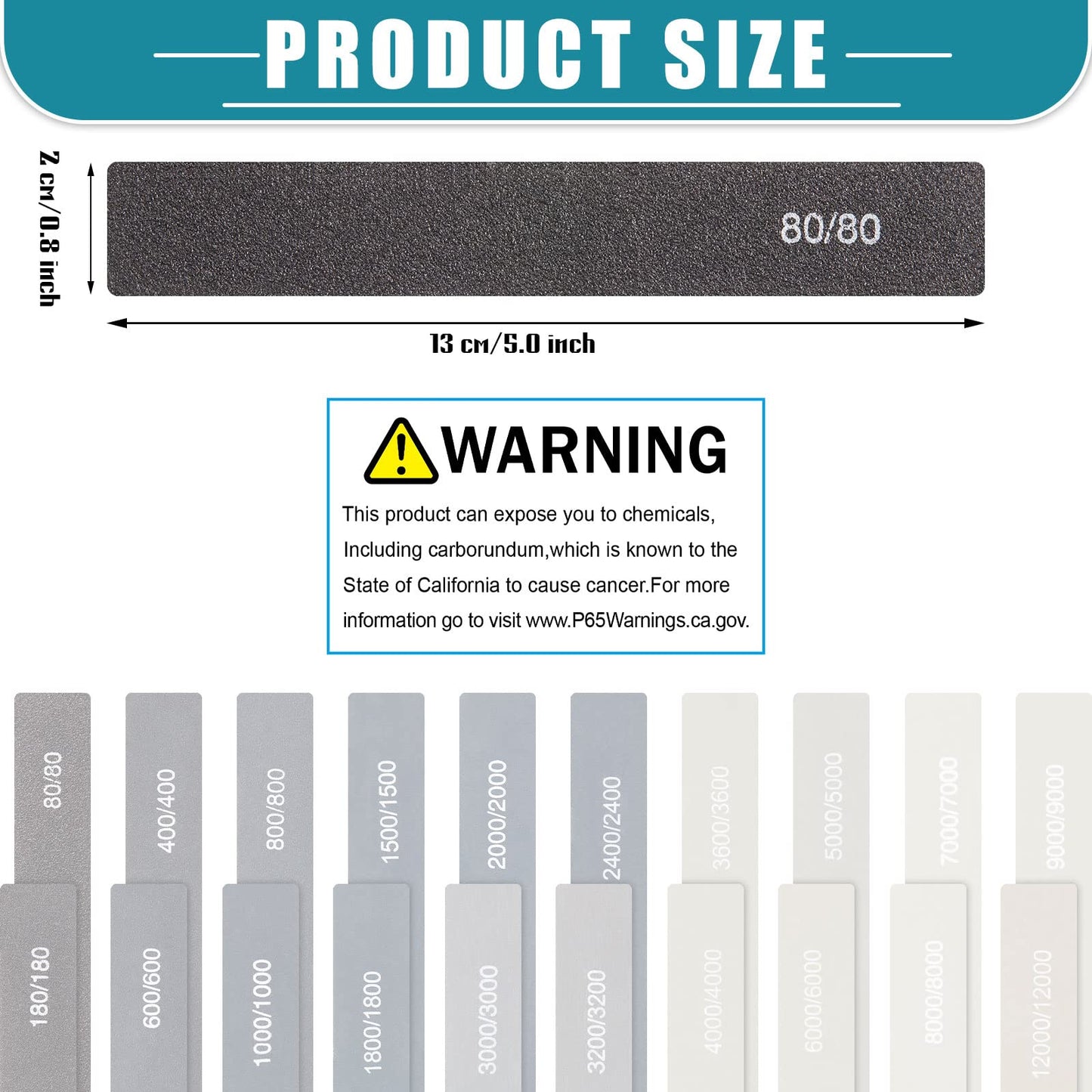 Honoson 20 Pcs Sanding Sticks for Plastic Models Polishing Sticks Assorted Metal and Wood Sanding Tools Accessory for Model Craft Amateur Beginner (Low Grits and High Grits,Classic Style)