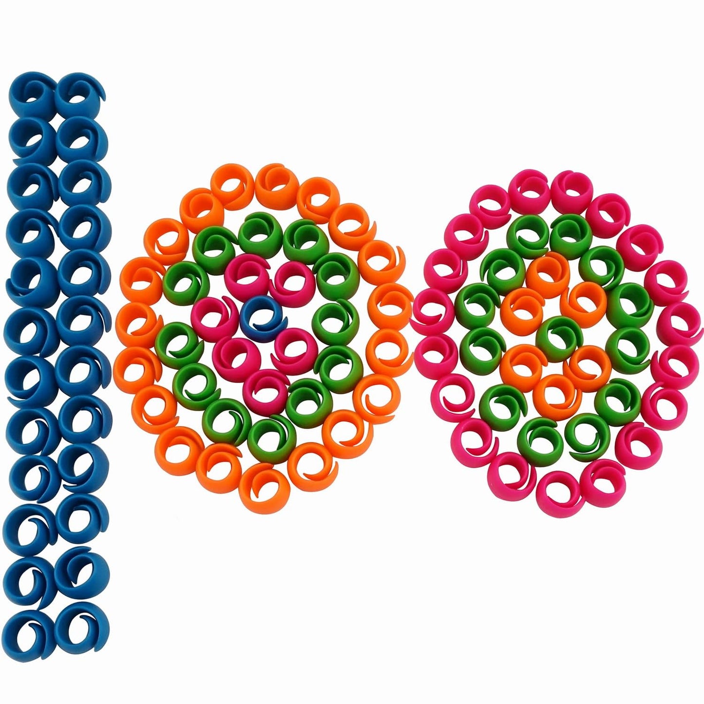 New Brothread 100pcs Thread Spool Savers/Spool Huggers - Prevent Thread Tails from Unwinding - No Loose Ends for Sewing and Embroidery Machine Thread Spools