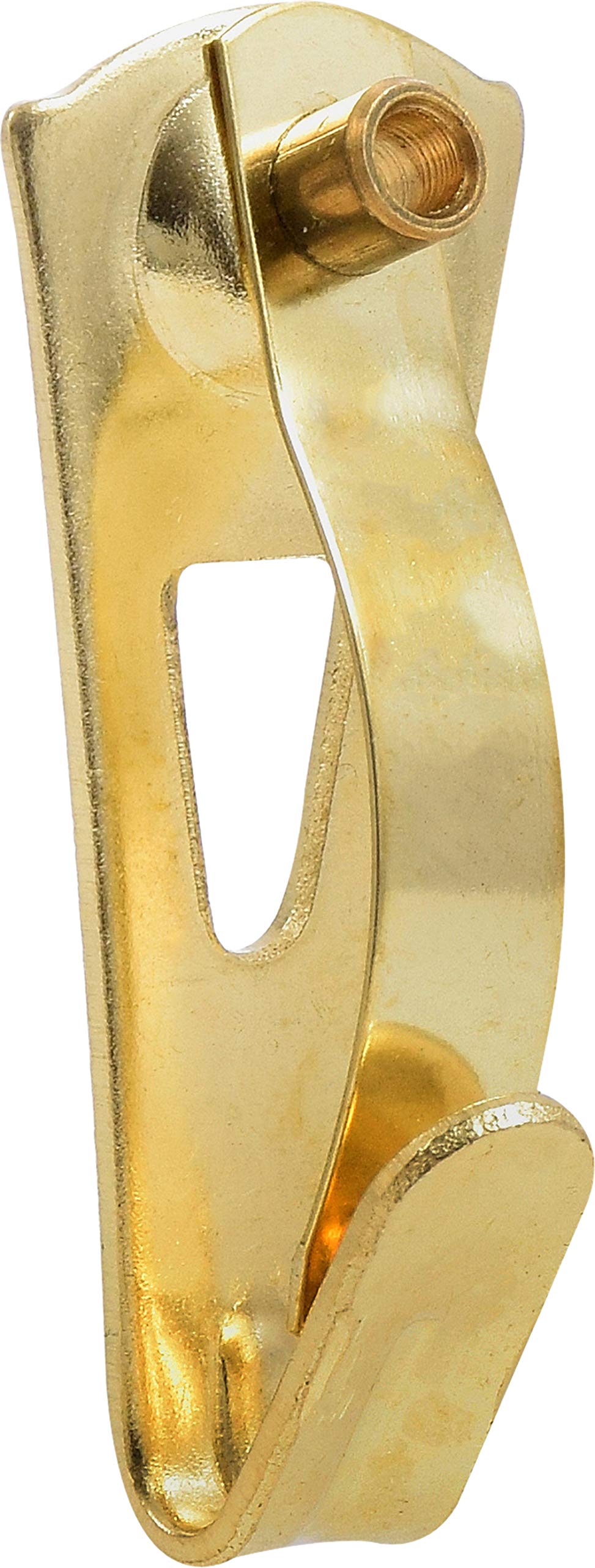 OOK 535862 Picture Hangers, Art Hangers, Kid Safe, Brass, Reusable Picture Hooks, 10-75lb (Value Pack)