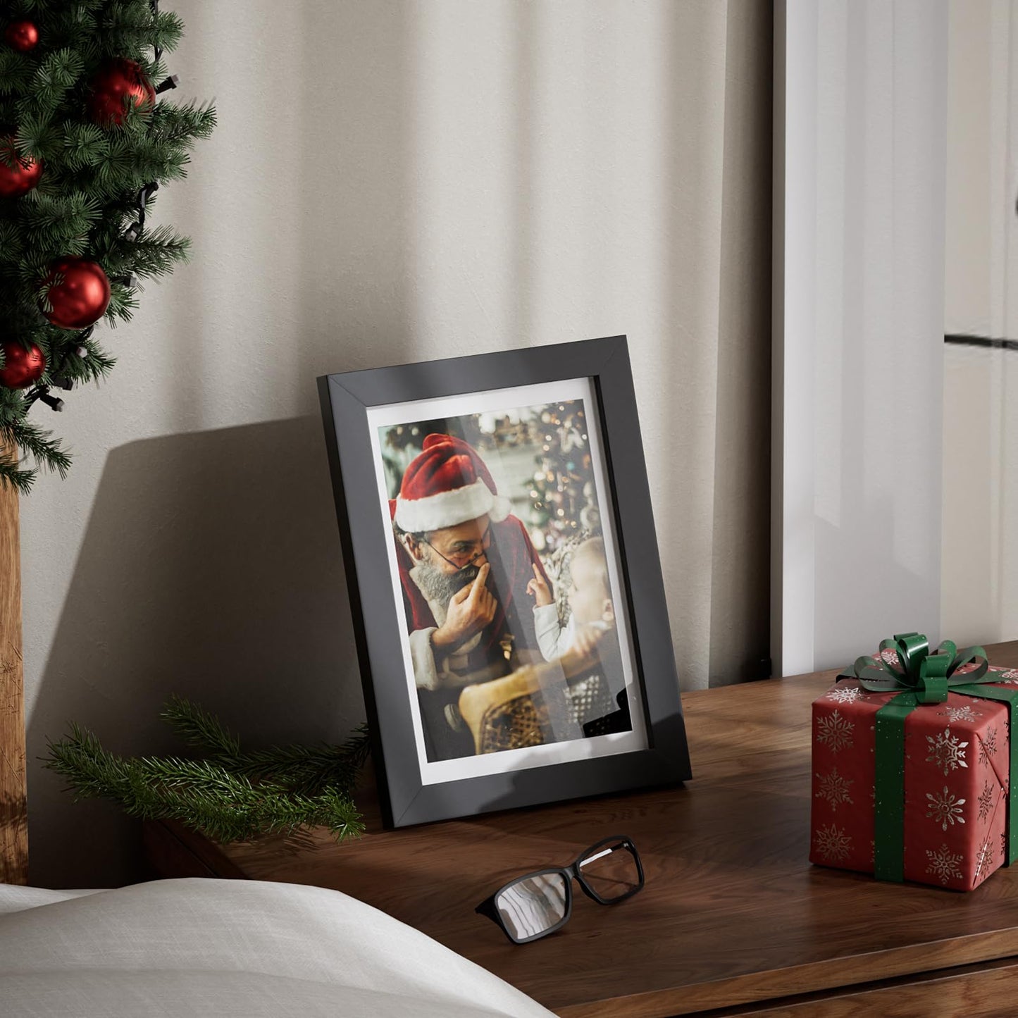 4x6 Picture Frame Set of 5, Photo Frames for 4x6 Pictures Wall Gallery Black 4x6 Frames Tabletop or Wall Mount Display for Prints, Photos, Paintings, Landscape and Kids Artwork (Black)