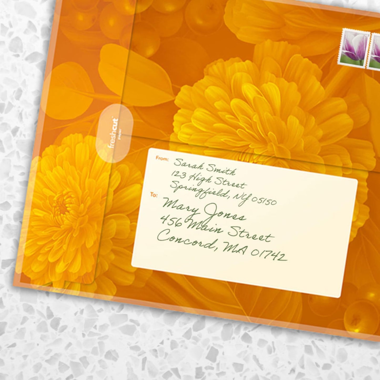 Freshcut Paper Pop Up Cards, Paper Flower Bouquet 3D Popup Greeting Cards with Note Card & Envelope, Birthday Card, Anniversary Card, Get Well Gifts for Women, 12" Pumpkin Spice