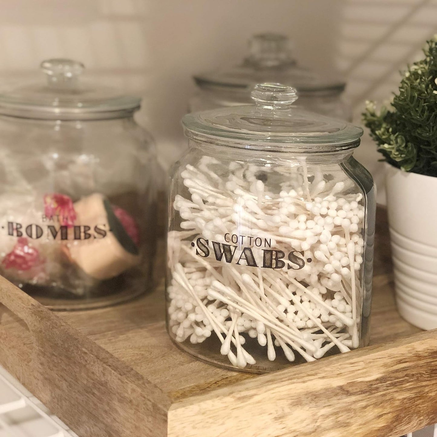 Talented Kitchen Farmhouse Bathroom Beauty Organization Labels -72 Bathroom & Makeup Organization Preprinted Sticker. Water Resistant, Canister Labels. Jar Decals Bath Storage (Set of 72 - Bathroom)