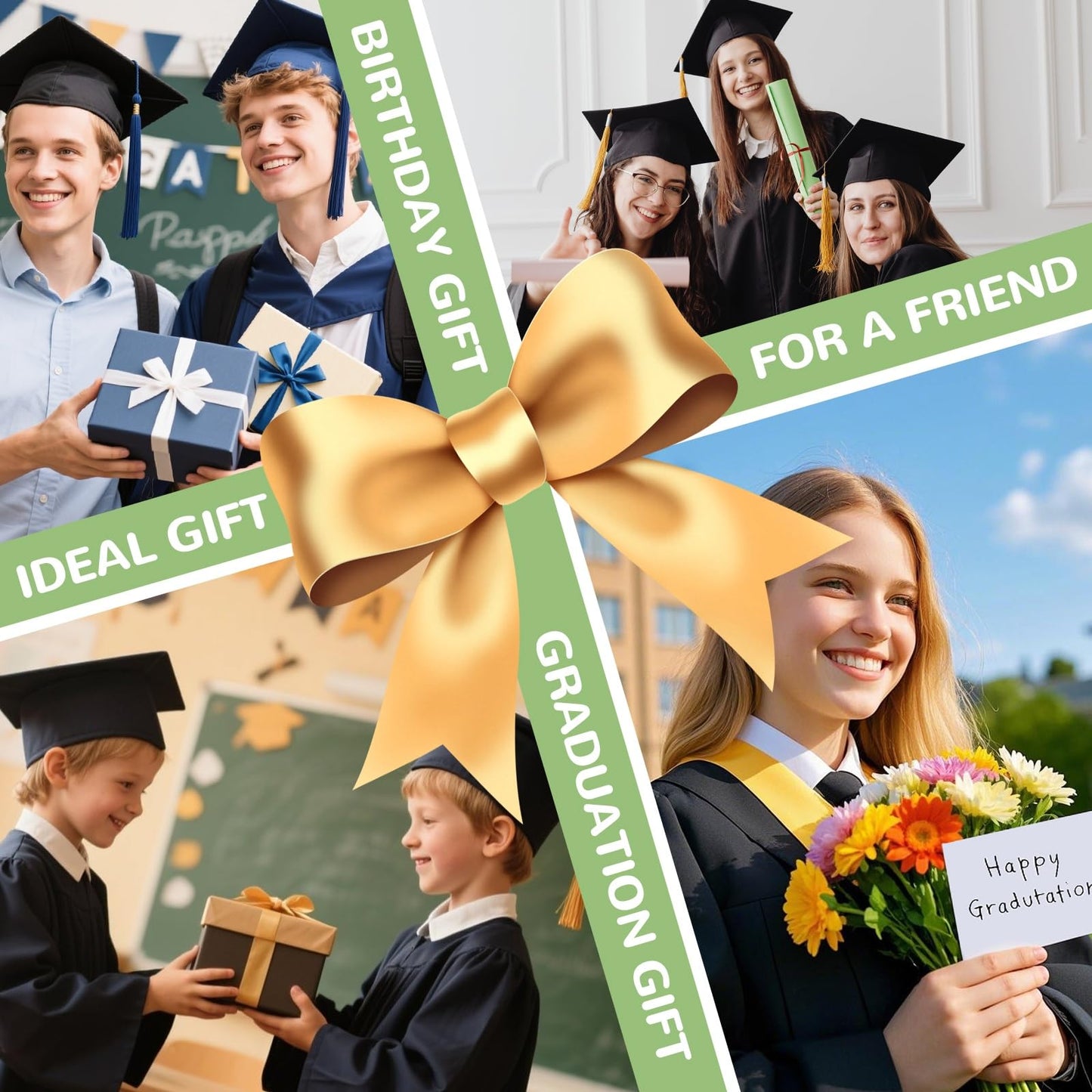 IrichBa Graduation Gifts 2026 for Her Him – DIY Cat Plush with 3 Replaceable Tassels, Graduation Cap & Card - Funny Emotional Support Gift for Class of 2026 High School College Grad
