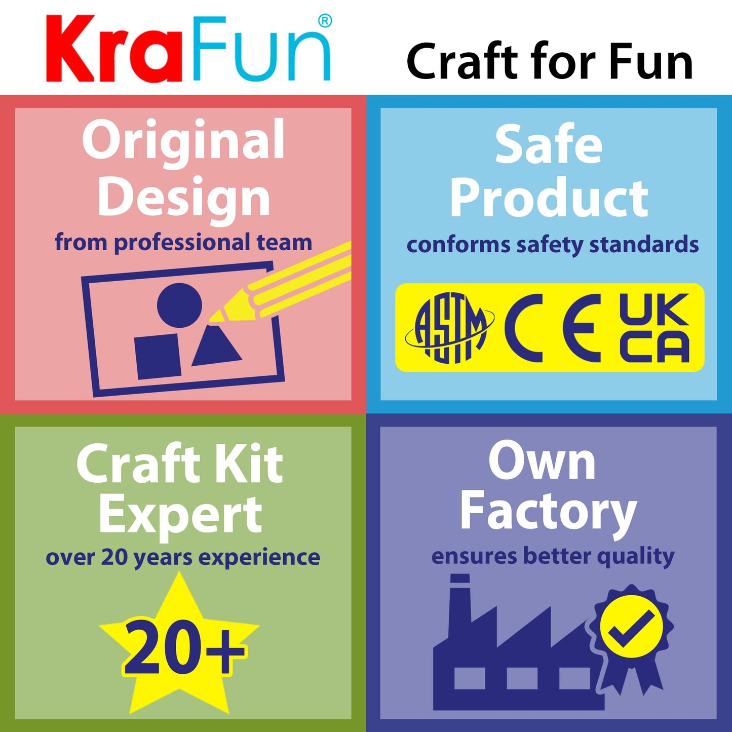 KRAFUN Easy Sewing Kit for Beginner Kids Arts & Crafts, 8 Easy DIY Projects of Stuffed Animal Dolls of Puppies & Kittens, Dogs and Cats, Instructions & Felt, Gift for Girls, Boys, Learn to Sew