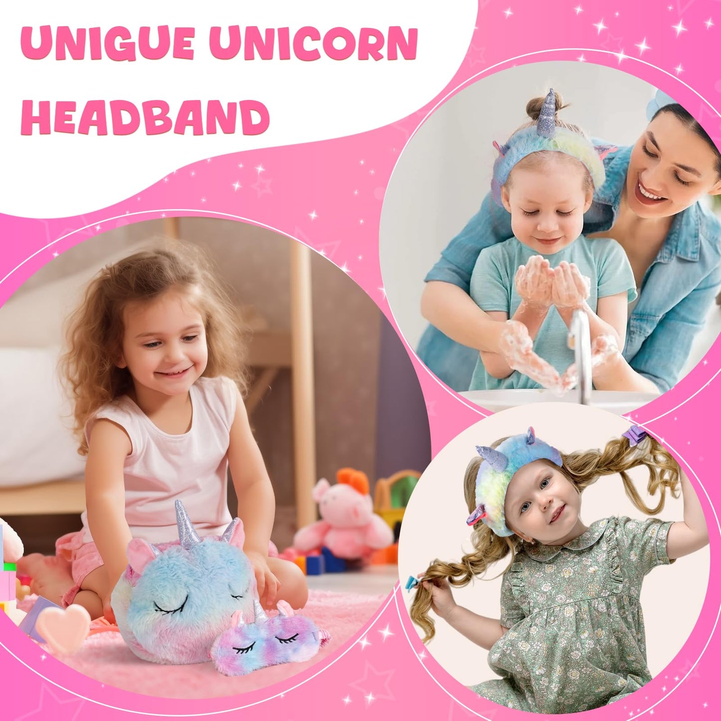 Jenria Unicorn Gift for Girls, Birthday Gifts for Girls Age 3 4 5 6 7 8 9 10 Years Old Girl, Easter Baskets for Kids, Birthday Gift Ideas, Unicorn Toys, Daughter, Niece, Granddaughter