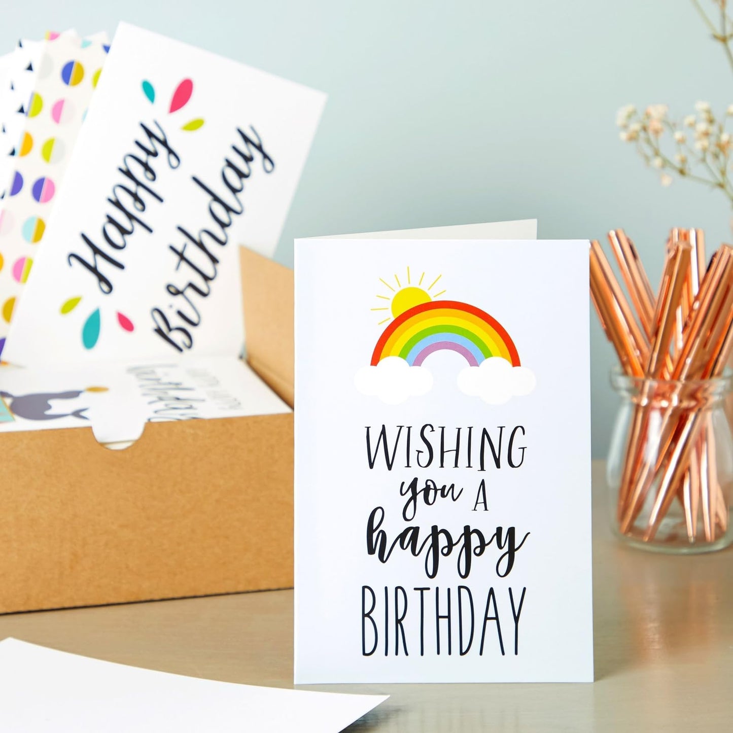 Best Paper Greetings 48 pack All Occasion Greeting Cards Box Set with Envelopes for Birthday, Wedding, Graduation, Congrats, Thank You, 48 Assorted Designs, Blank Inside (4x6 In)