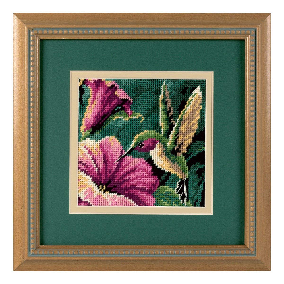 Dimensions Needlepoint Kit, Hummingbird Needlepoint, 5'' W x 5'' H, Various