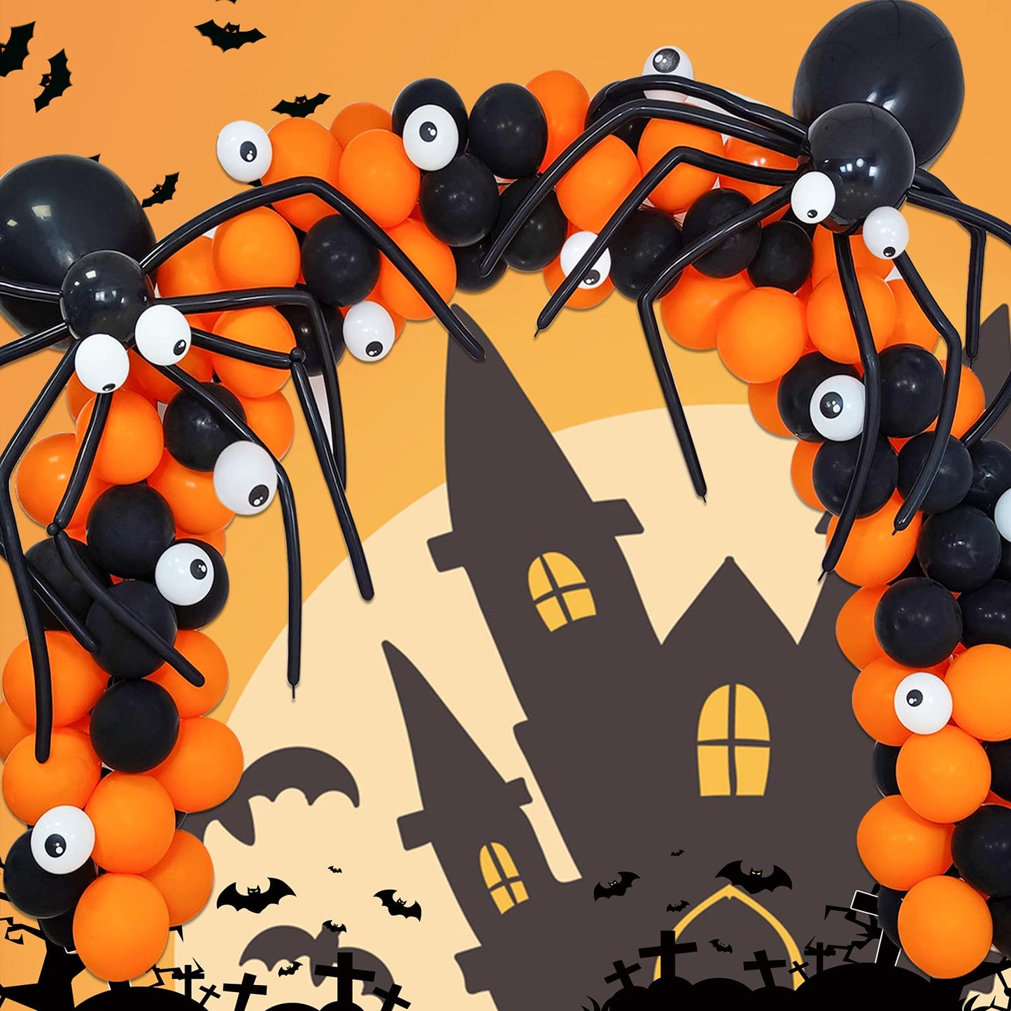 260 Long Balloons 100 Pack Black Twisting Animal Balloons Thickening Latex Modeling Long Magic Balloons for Animal Model Halloween Weddings Birthdays Festival Party Decorations (black)
