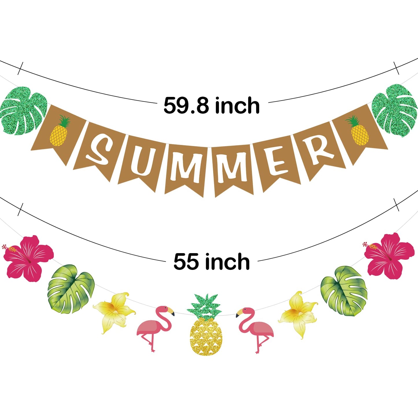 Summer Banner Decorations Hello Summer Banner Decorations End of Summer Solstice Party Decorations Schools Out for Pool Party Summer Camp Decorations