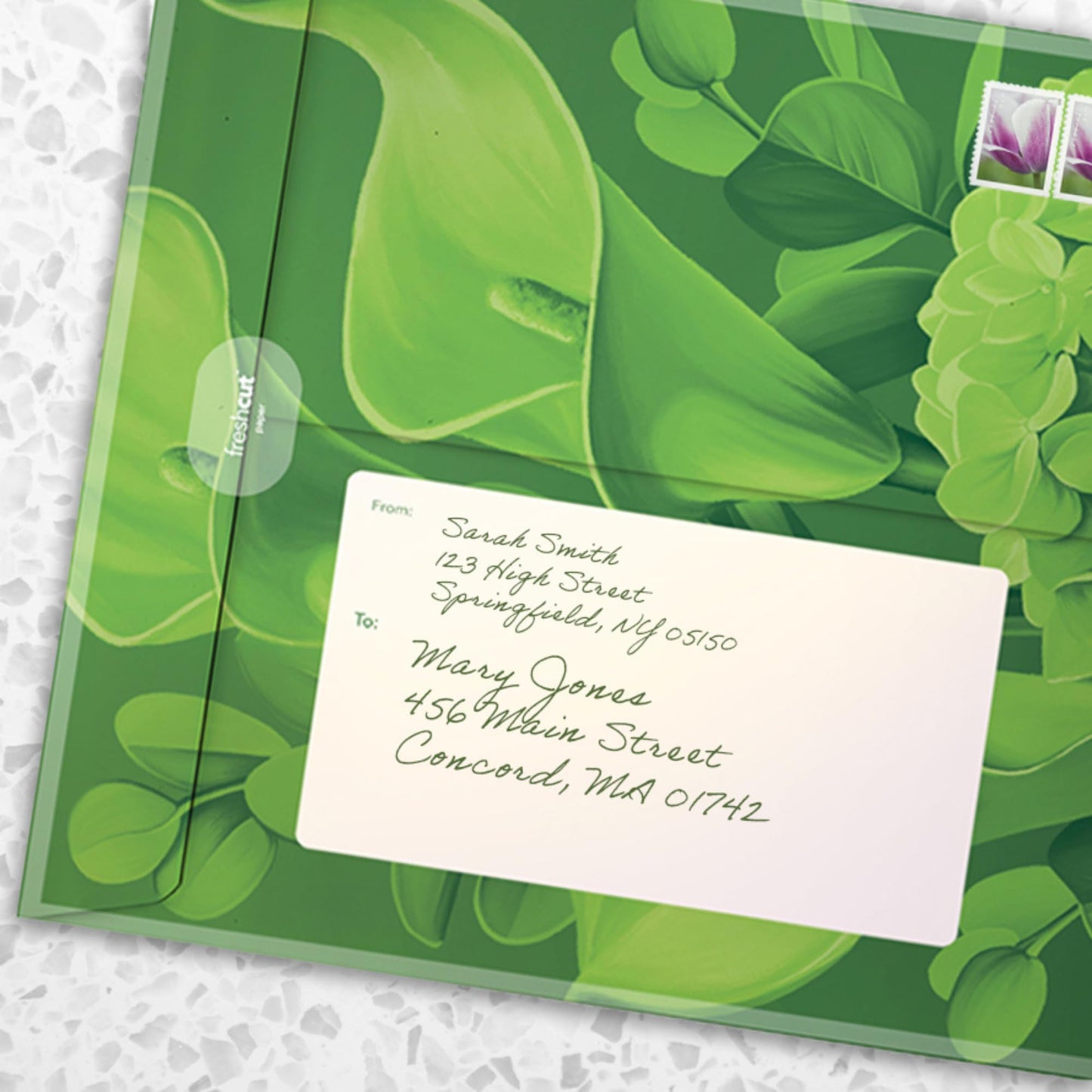 Freshcut Paper Pop Up Cards, Ivory & Sage, 12 Inch Life Sized Forever Flower Bouquet 3D Popup Greeting Card, Birthday Cards, Get Well Gifts, Blank Notecard & Envelope