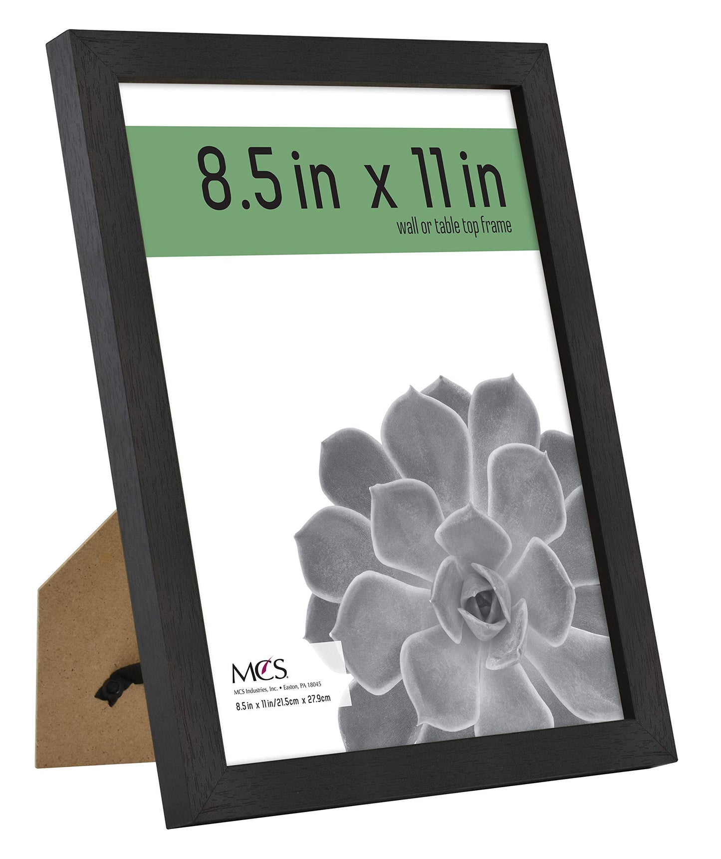 Gallery Essential Certificate Document Frame Set, Gallery Wall Frames Fit 8.5 x 11 Diplomas, Documents & Certificates, Black Woodgrain, 2-Pack