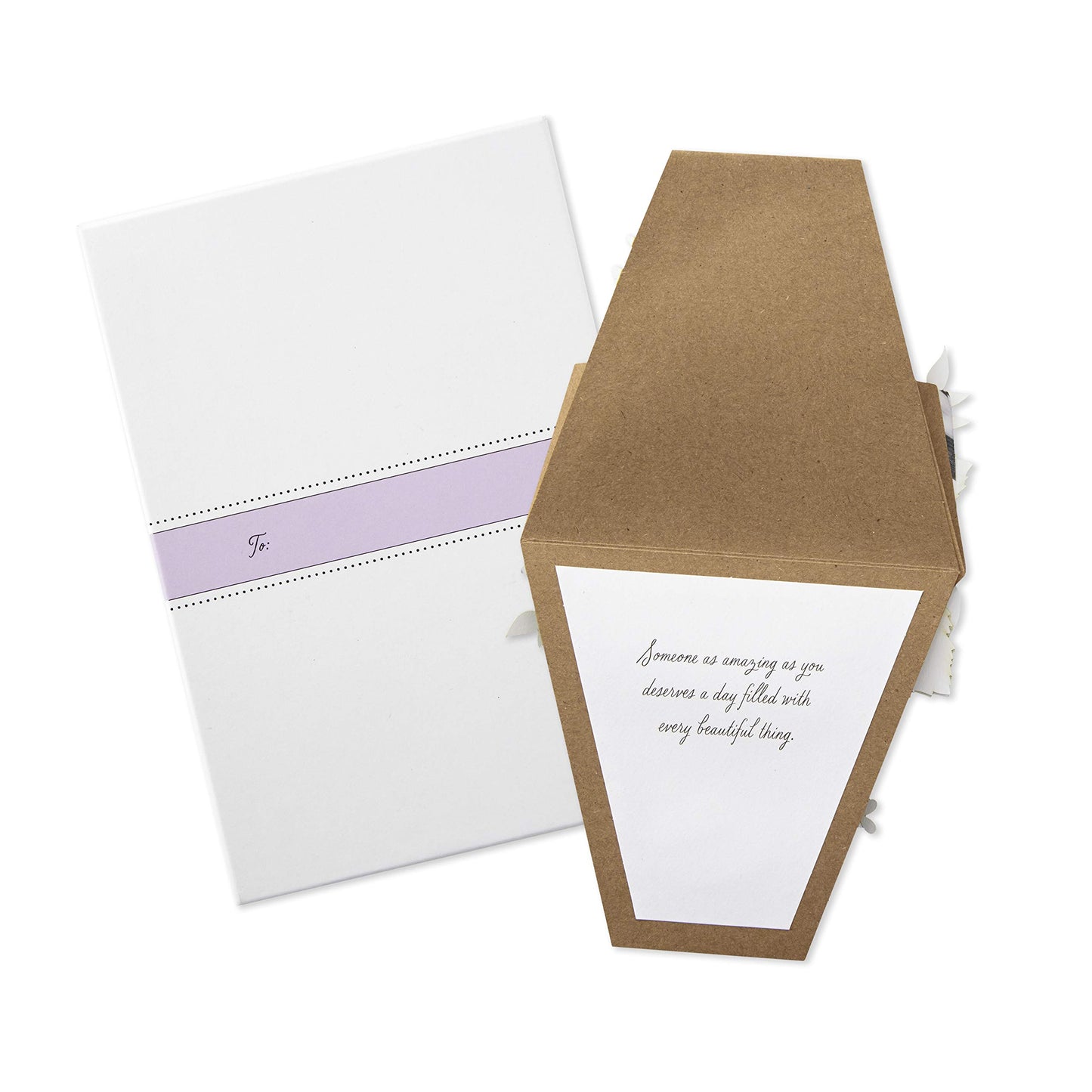 Hallmark Signature Paper Craft Flowers Displayable Bouquet Mothers Day Card for Mom (1499MBC1027)