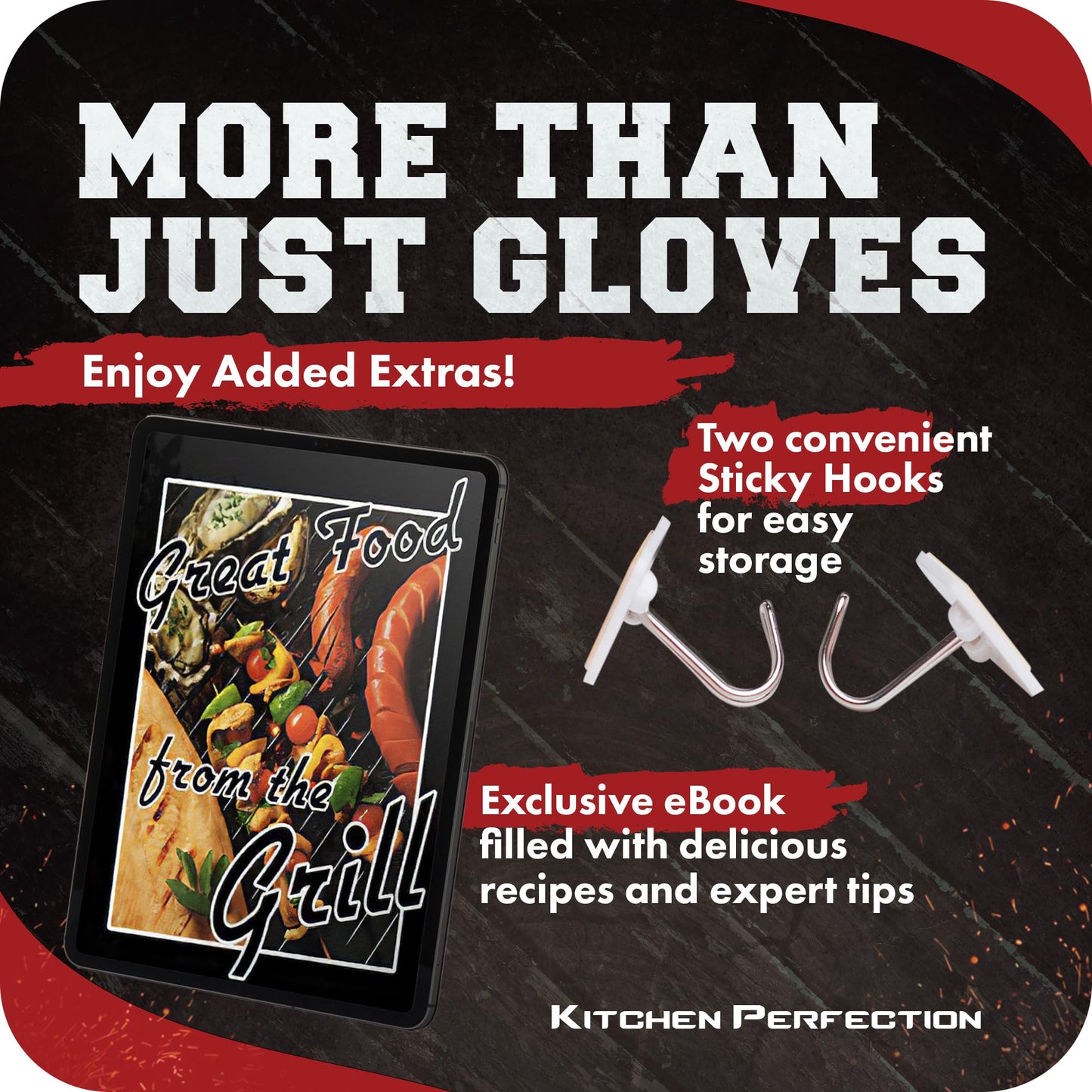 Silicone Smoker Oven Gloves -Extreme Heat Resistant BBQ Gloves -Handle Hot Food Right on Your Smoker Grill Fryer & Pit | Waterproof Oven Mitts |Superior Value Set+3 Bonuses