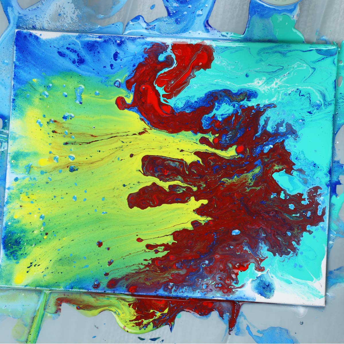 Transon 8x10 Artist Canvas for Painting MDF Board Painting Canvas No Warping 12Pack Acid-Free Primed