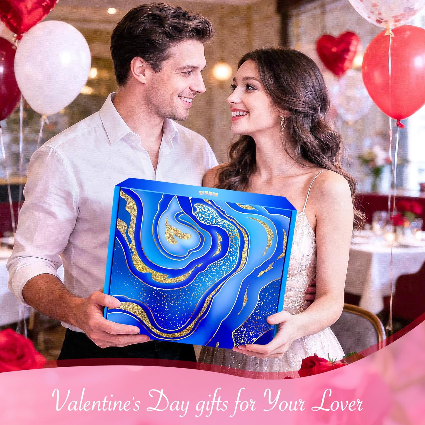 Valentines Day Gifts, Birthday Gift for Women Spa Baskets Set, Valentines Day Gifts for Him, Her, Wife, Girlfriend, Sister, Mom, Couples, Grandma, Bestie, Boyfriend, Coworkers Holiday Anniversary