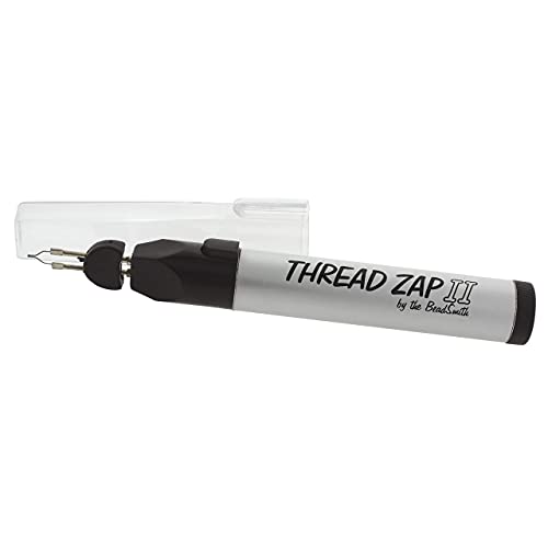 The Beadsmith Thread Zap, Thread Burner, 5.25 inches, Push Button, Battery Operated (1xAA), Trim, Burn and Melt Thread with one Touch, Ideal for Finishing Bead Weaving and stringing Projects