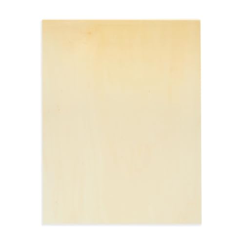Unfinished Wood Panels for Painting, Blank Wooden Squares for Crafting, Art Pouring (11x14 In, 4 Pack)