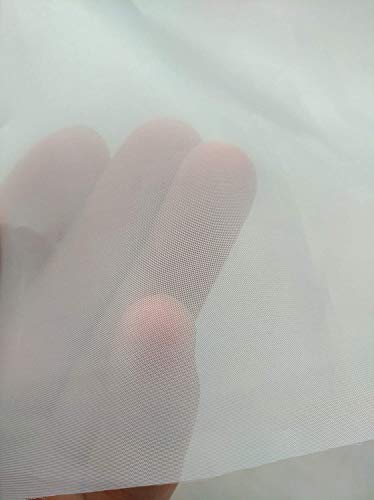 3 Yards 1.27 Meters Silk Screen Printing Fabric Mesh Screen Printing Mesh Wide High Tension Mesh Making Ink Supplies 160 Mesh(64T)