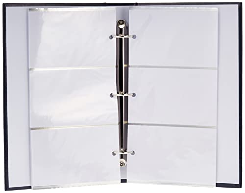 3-Ring Photo Album 300 Pockets Hold 4x6 Photos, Navy Blue