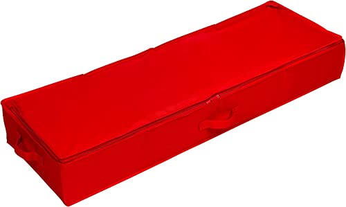Wrapping Paper Storage Container – Fits up to 27 Rolls 1 3/8” Diam. - Underbed Gift Wrap Organizer Bags, Wrapping Paper Rolls, Ribbon, and Bows - Under Bed- Durable Material 600D - Up to 40" Rolls