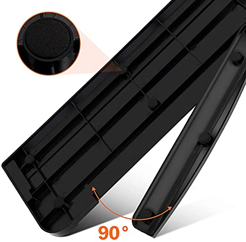 Evteck Paper Cutter Trimmer Small: 12 Inch Crafting & Scrapbooking Supplies for A4 Cardstock Photo Label with Automatic Security Safeguard and Foldable Ruler