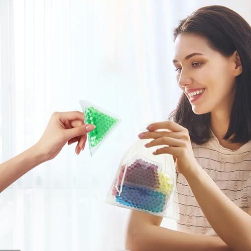 Sensory Toy 6 Pack, Shapes Learning Toy, Fidget Stress Toys for Autism/ Anxiety Relief for Adults, Unique Stocking Stuffers (Shape)