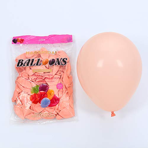 134pcs Macaron Orange Balloon Garland Arch Kit Metallic Chrome Ballons with 4D Globos and Rose Gold Confetti Latex Balloon Wedding Birthday Party Decor Baby Shower (Gold Pink Rose Gold)