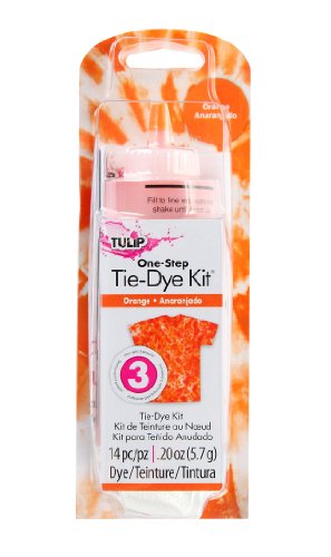 Tulip One-Step Tie-Dye Kit Tulip Fabric Dye Open Stock 21736 Fdy Opstk Orange 3/36