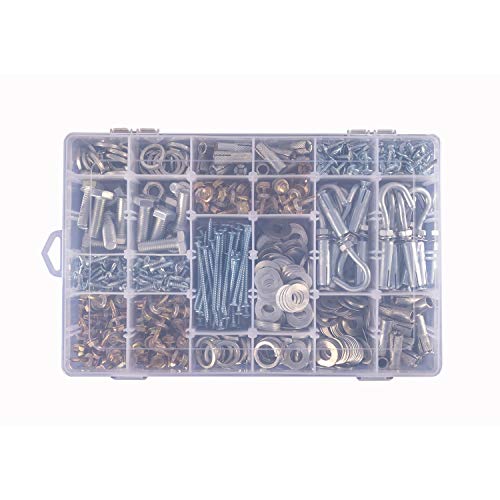 SYMPABASIC SOUFFAHOUSE Plastic Organizer Container Box 36 Compartments Jewelry Storage Box with Adjustable Dividers (1 Pack)