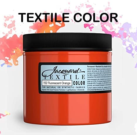 Jacquard Fabric Paint for Clothes - 8 Oz Textile Color - Emerald Green - Leaves Fabric Soft - Permanent and Colorfast - Professional Quality Paints Made in USA - Holds up Exceptionally Well to Washing
