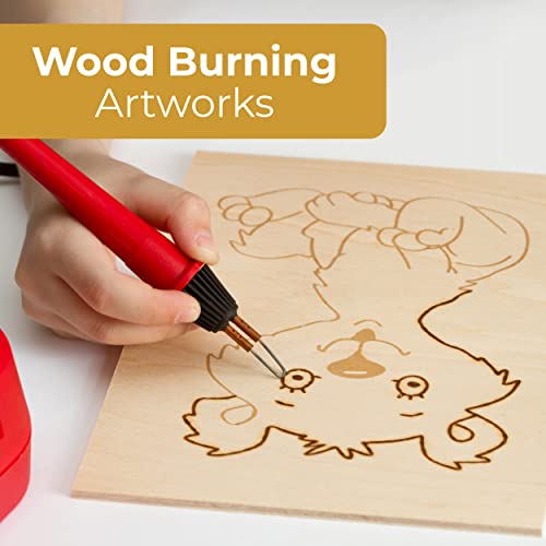 Calvana (24-Pack) 4”x6”x1/16” Balsa Sheets for Crafts - Perfect for Architectural Models Drawing Painting Wood Engraving Wood Burning Laser Scroll Sawing