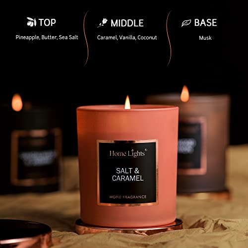 Scented Jar Candle with Favorite Natural Fragrances - Quality Soy Wax, Smokeless Cotton Wick, Long Lasting 35 Hour Burn. Includes Luxury Lid in Gift Pack