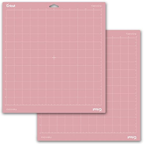 Cricut FabricGrip Adhesive Cutting Mat 12" x 12", High Density Fabric Craft Cutting Mat, Made of Material to Withstand Increased Pressure. Use For Cricut Explore/Cricut Maker, (2 CT)