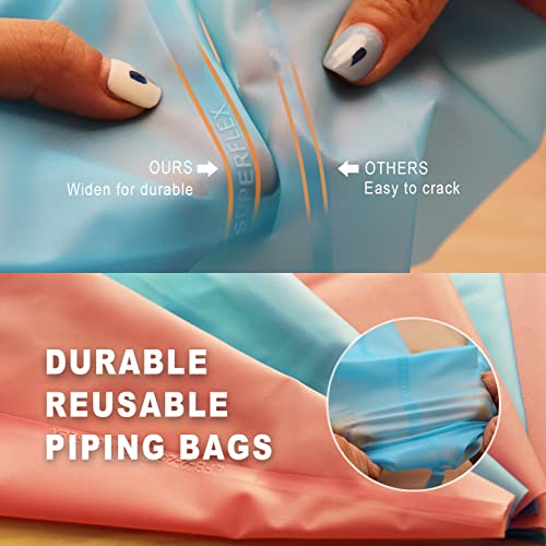 Cookie Decorating Supplies Kit 82Pcs With Storage Box, Sugar Cookies Turntable Set With 6 Piping Tips and Bags, Scribe Needle, Brush, Ideal Beginner Decorator Lover Kids Gift Valentine Halloween